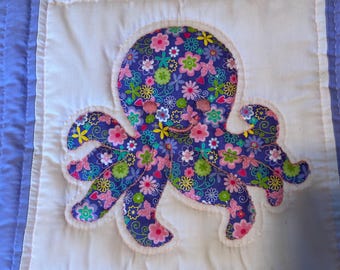 Edredón de pulpo para niña