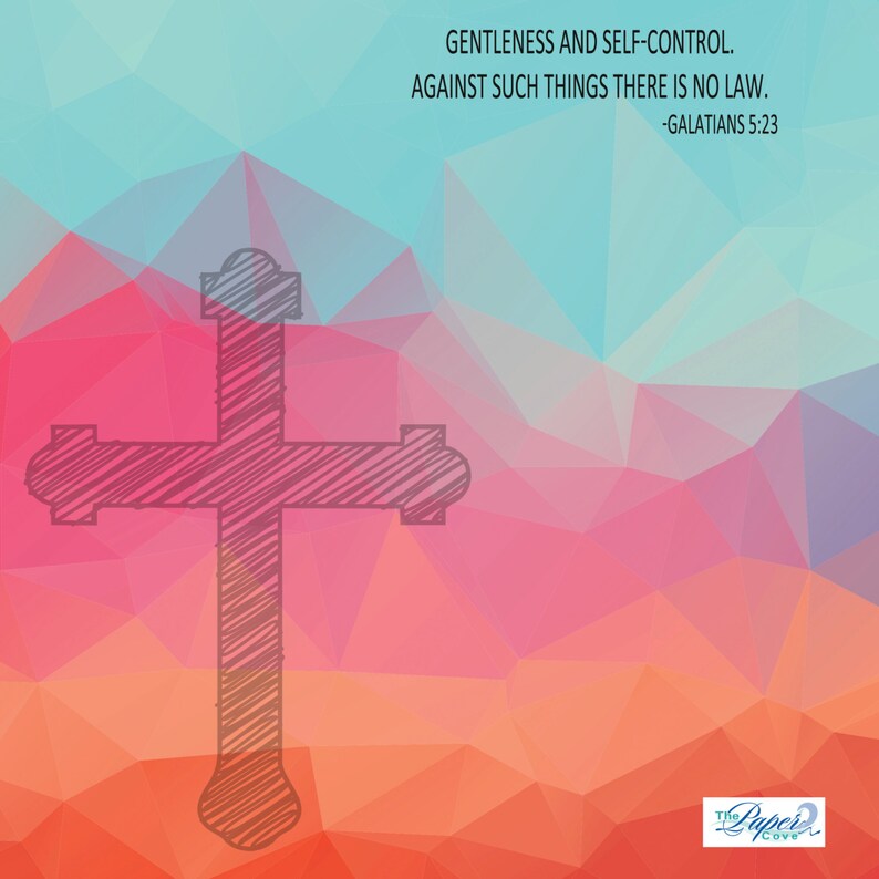 Digital Download Inspirational Religious Scrapbook Paper | Etsy