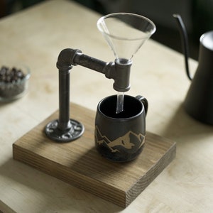 Industrial Coffee Iron Pipe Pour Over Coffee Maker