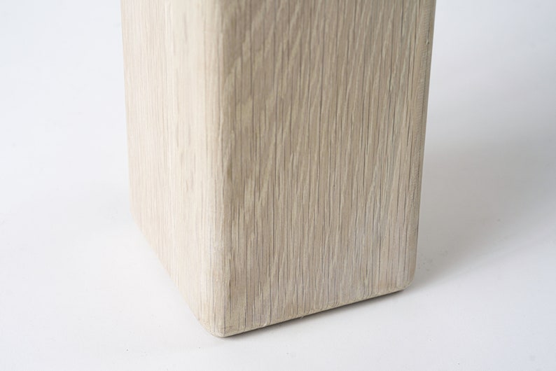 Hardwood Japandi Drink Table Vault Scandinavian Sustainable Minimalist Side Occasional Table image 8