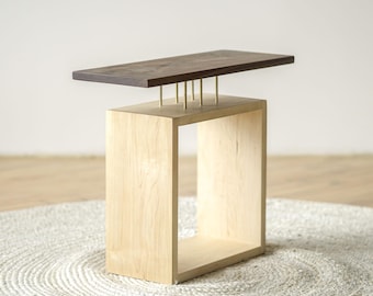 Customizable Levitating Side Table Japanese Modern Design