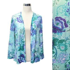 Vintage 70s Hawaiian Shirt Jacket - size M/L