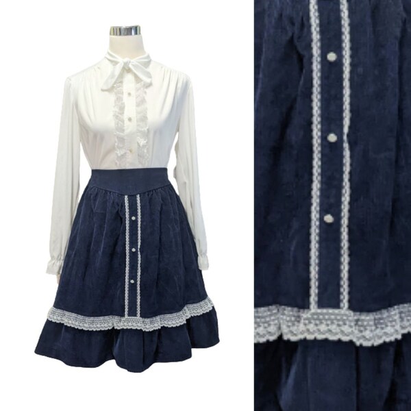 Blue Prairie Skirt-Waist 30