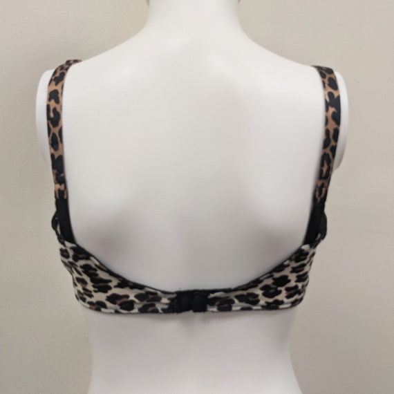 Vintage 70s Vanity Fair Leopard Print Bra Cheetah… - image 4