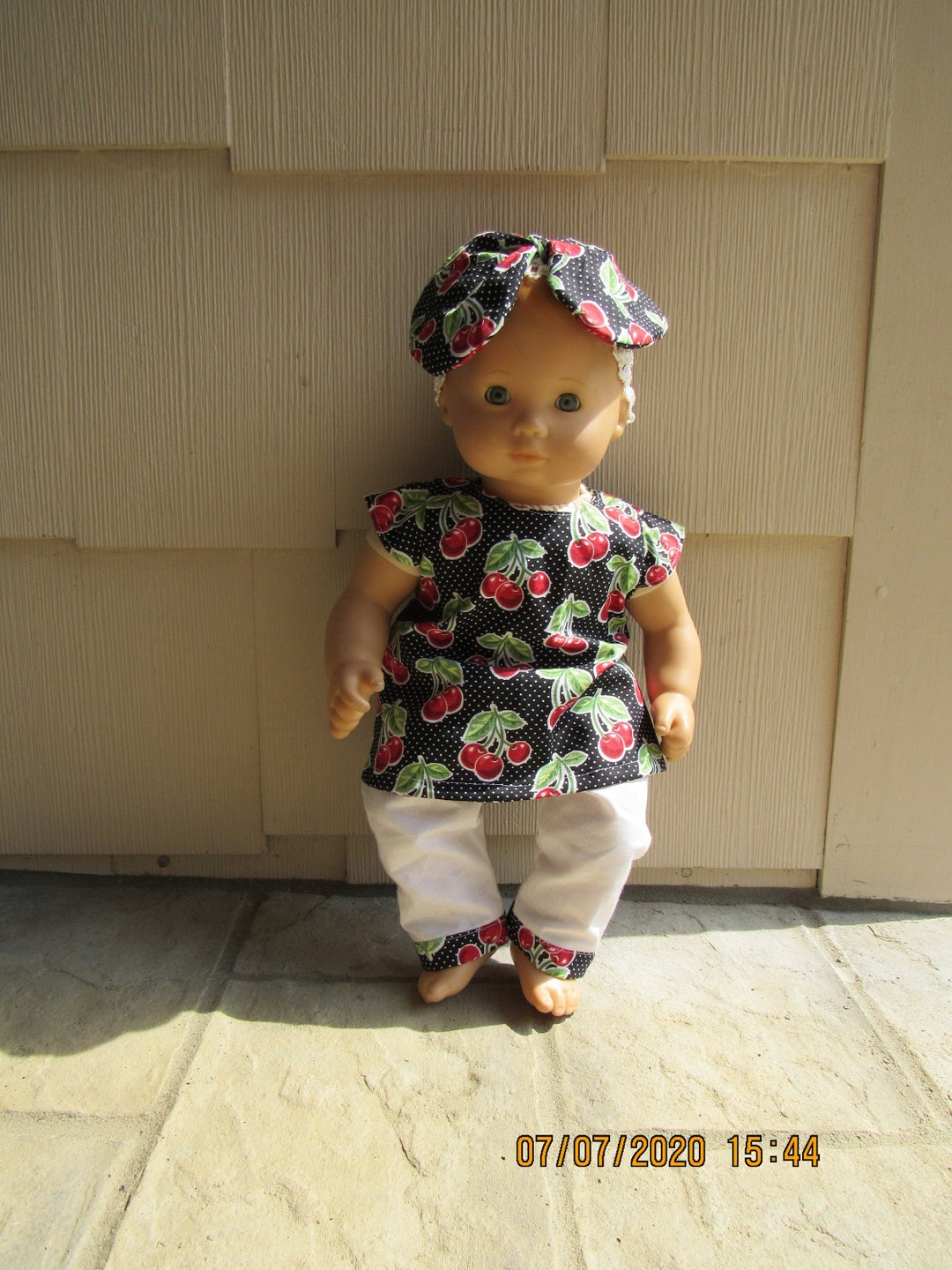 Cherries Jubilee Baby Doll Clothes Fits 15 Inch Dolls Bitty Etsy