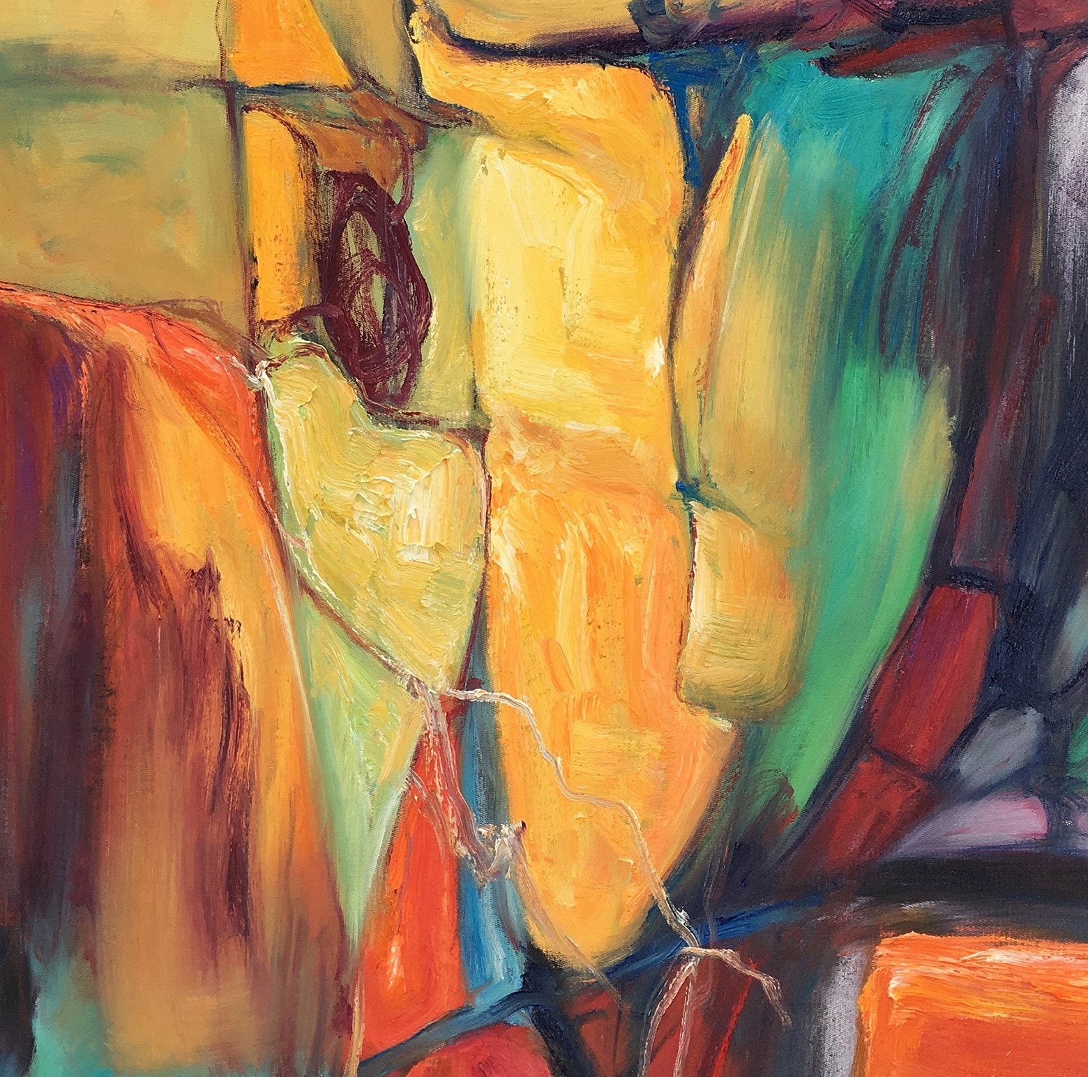 Large Abstract Painting Abstract Oil Painting Large Impasto Etsy