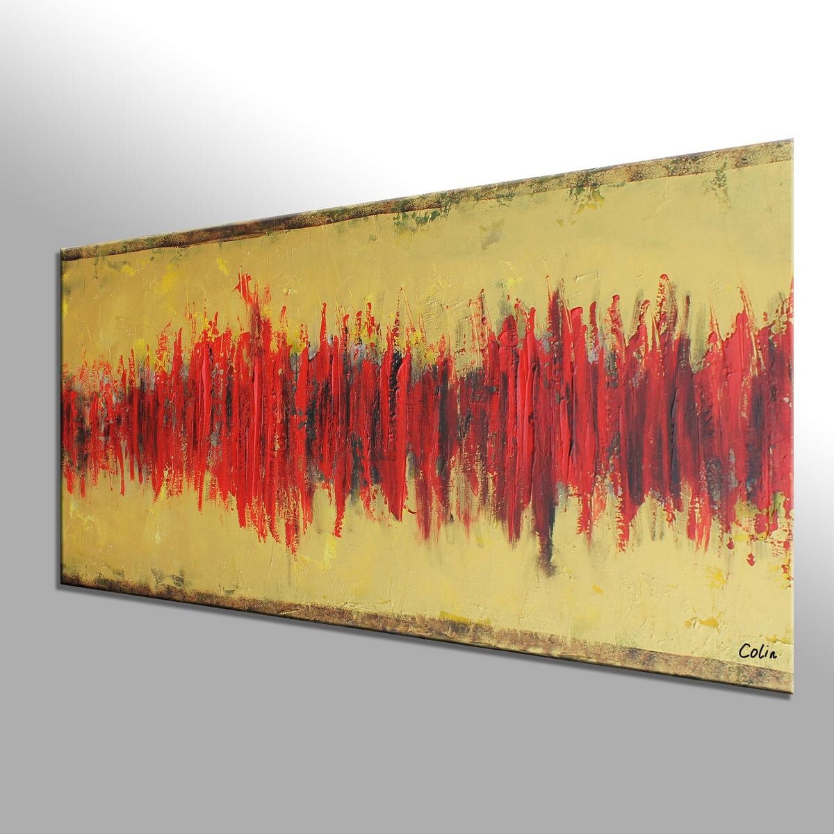 Oil Painting Large Canvas Art Modern Painting Original Art Etsy