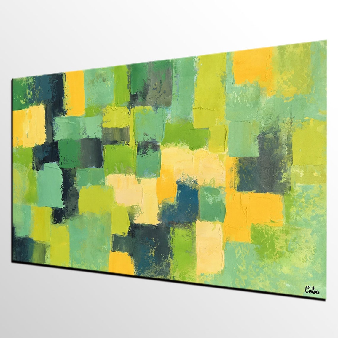 Abstract Art Painting Modern Canvas Painting Bedroom Canvas Etsy