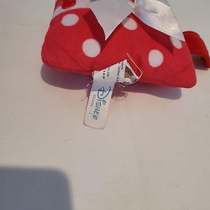 Pillow Pets Minnie Mouse Disney Red Plush Polka-Dots Stuffed Animal Toy 5" X 4" image 6