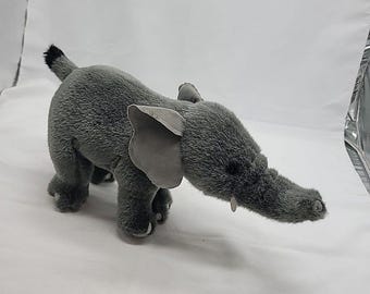 Gund Plush Elephant Grey Floppy Felt Ears Stuffed Animal Toy 1991 Vintage