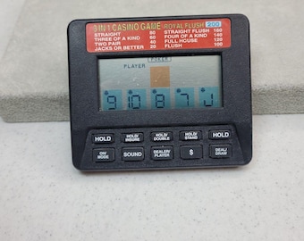Gioco portatile Spectra Casino 3 in 1, testato e funzionante con batterie nuove, modello LCG-15