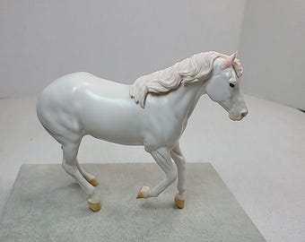 Breyer Modello Tradizionale Cavallo Bianco Senza Coda Vintage