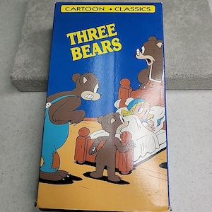 Cinta VHS Alpha Video Three Bears de 1991, muy rara y sellada, n.° 83214
