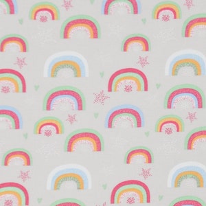 Wax cloth rainbow coated cotton as a metre ware for tablecloths, sets, pillows, laminated fabric, children's fabric