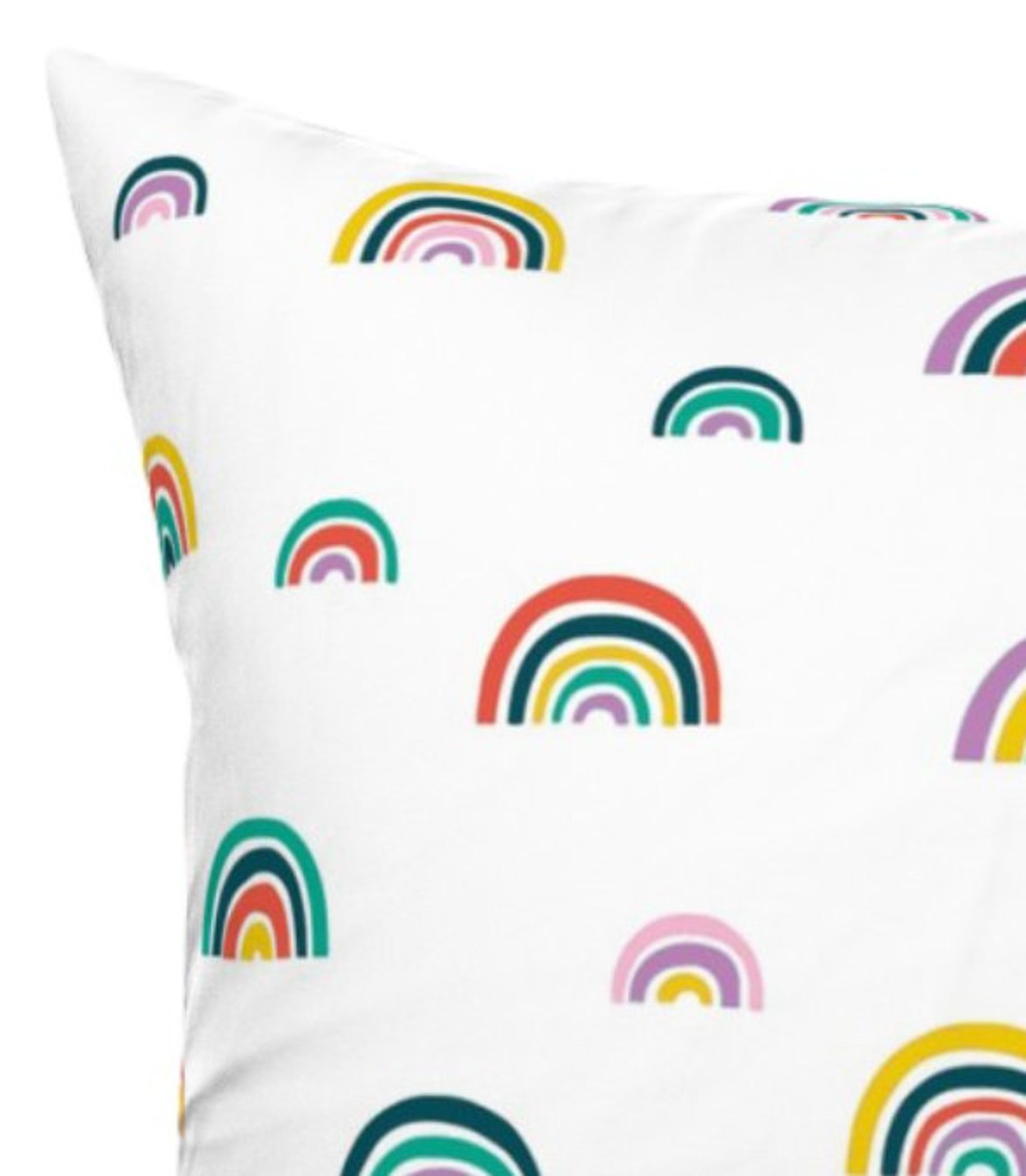 Rainbow Pillow Cover Rainbow Girls Bedroom Decor Rainbow Etsy