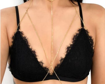 Layered, Body chain, Necklace