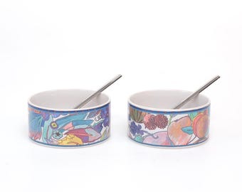 Rosenthal Scenario Natura muesli set with spoon, 1990s