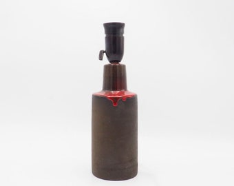Hyllested Danish ceramic lamp base, 1960's