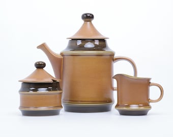 Goebel Country Bretagne coffee pot with cream set from the 70s