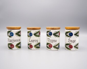 Marianne Westman spice jars dalom, Rörstrand 1960&#39;s