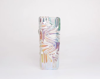 Sklo Union iridescent vase 20247 by F. Pečený