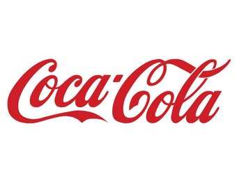 Coca-Cola Script vinyl decal, Stickers Die Cut