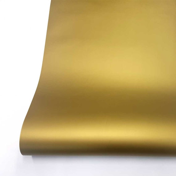 Matte Metallic Gold Adhesive Vinyl Wrap Roll -  Norway