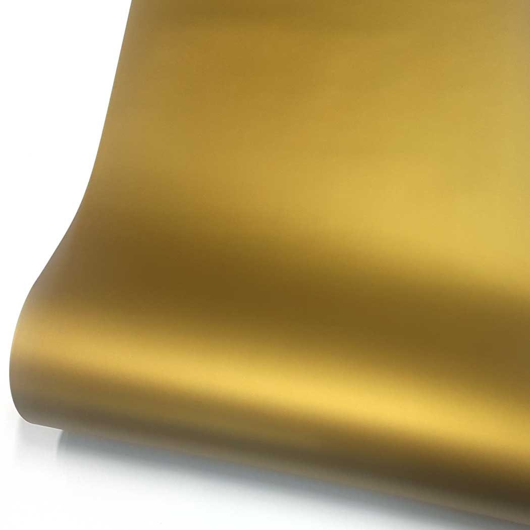 Matte Metallic Gold Adhesive Vinyl Wrap roll Etsy