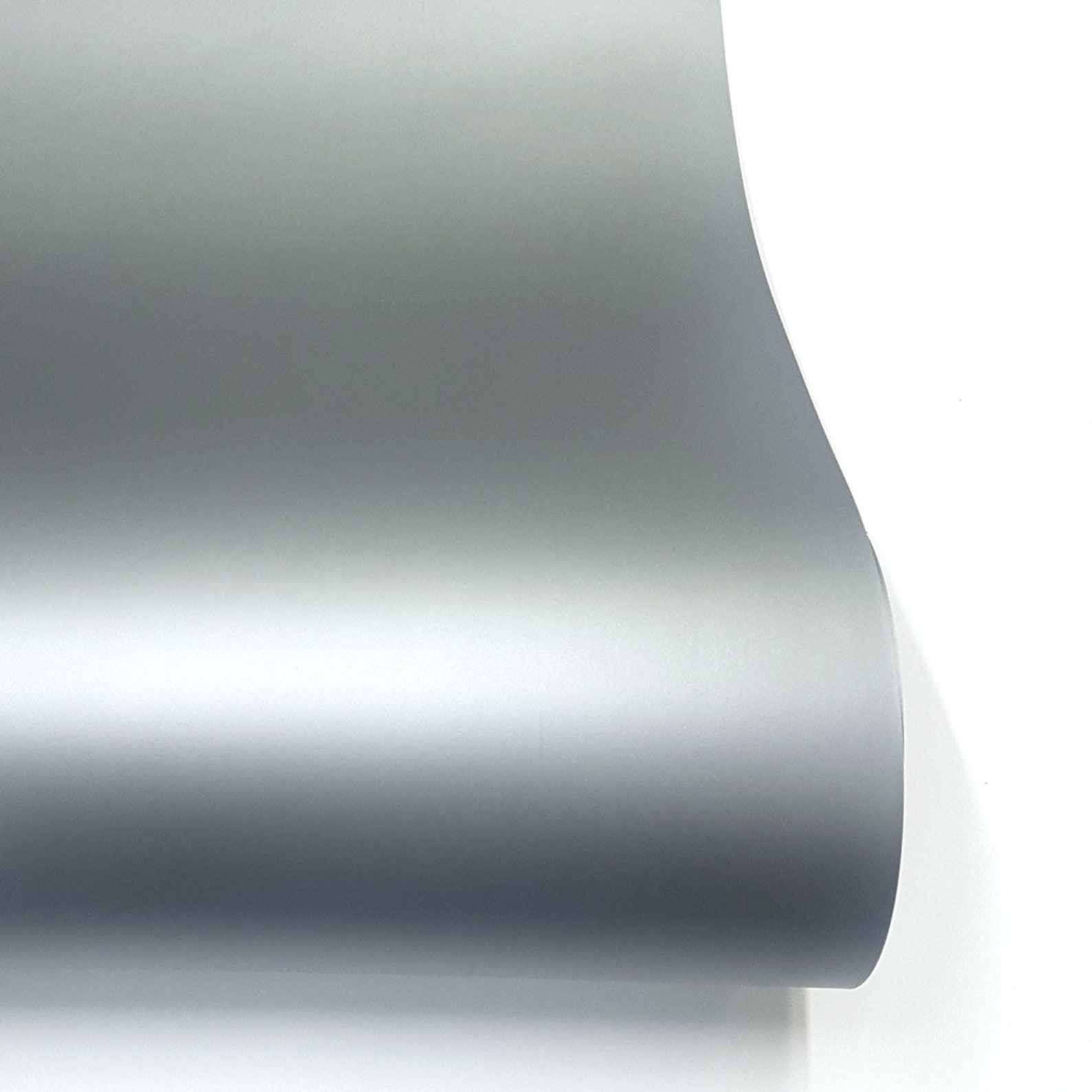 Matte Metallic Silver Adhesive Vinyl Wrap Roll Etsy
