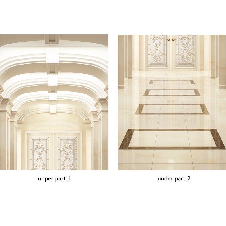 Sticker mural porte classique Hall d'entrée Peel adhésif Etsy