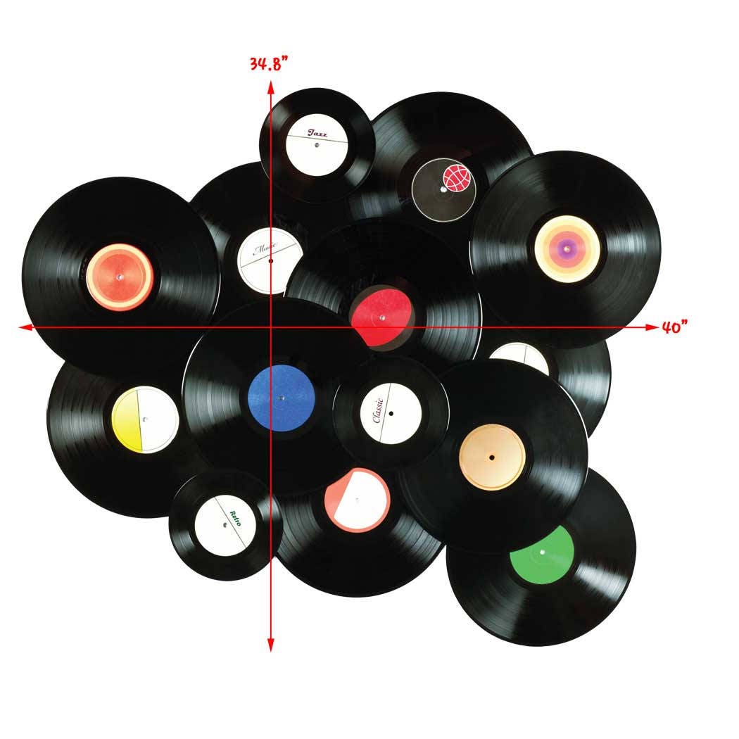 Vintage Vinyl Records Wall Sticker Peel and Stick Wall Decal Etsy UK