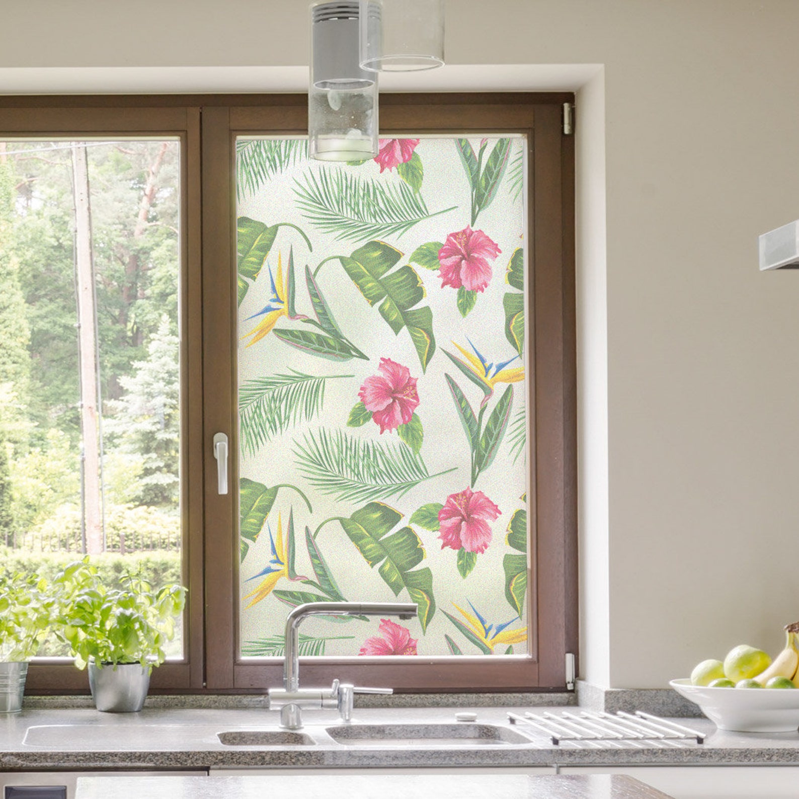 Decorative Static Cling Window Film Printed on Frosted Films - Etsy