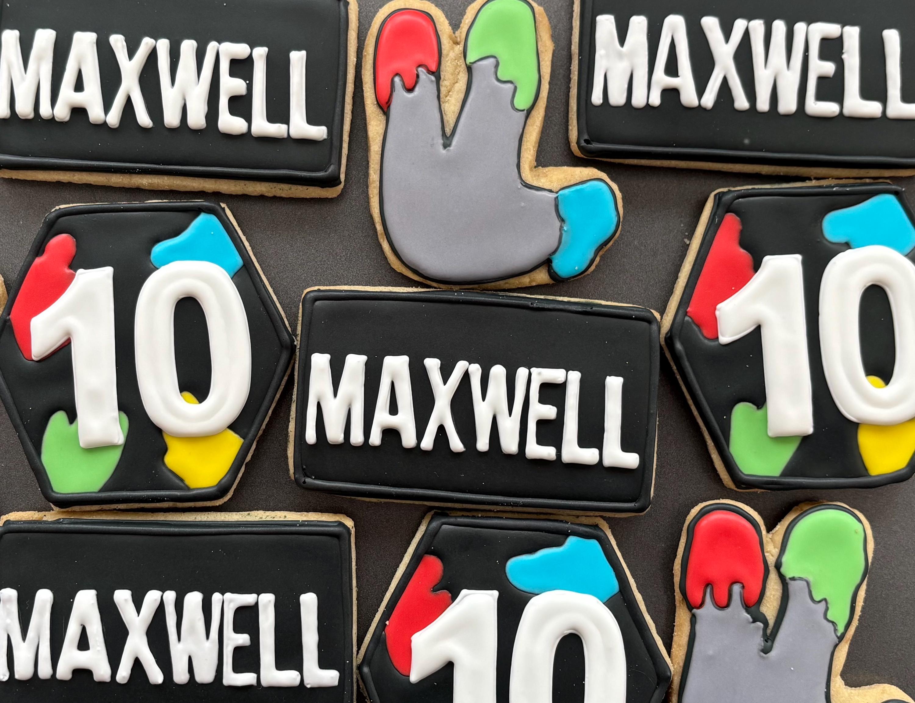 Gorilla Tag Cookies: VR Game Birthday Party Favors, Vanilla Sugar