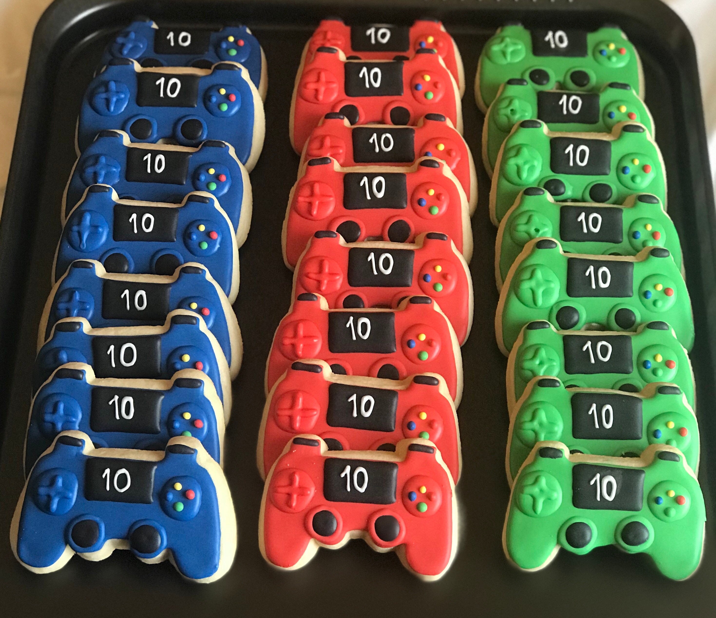 REMOTE control cookies x12 xbox game or ps4 inspired Etsy.de
