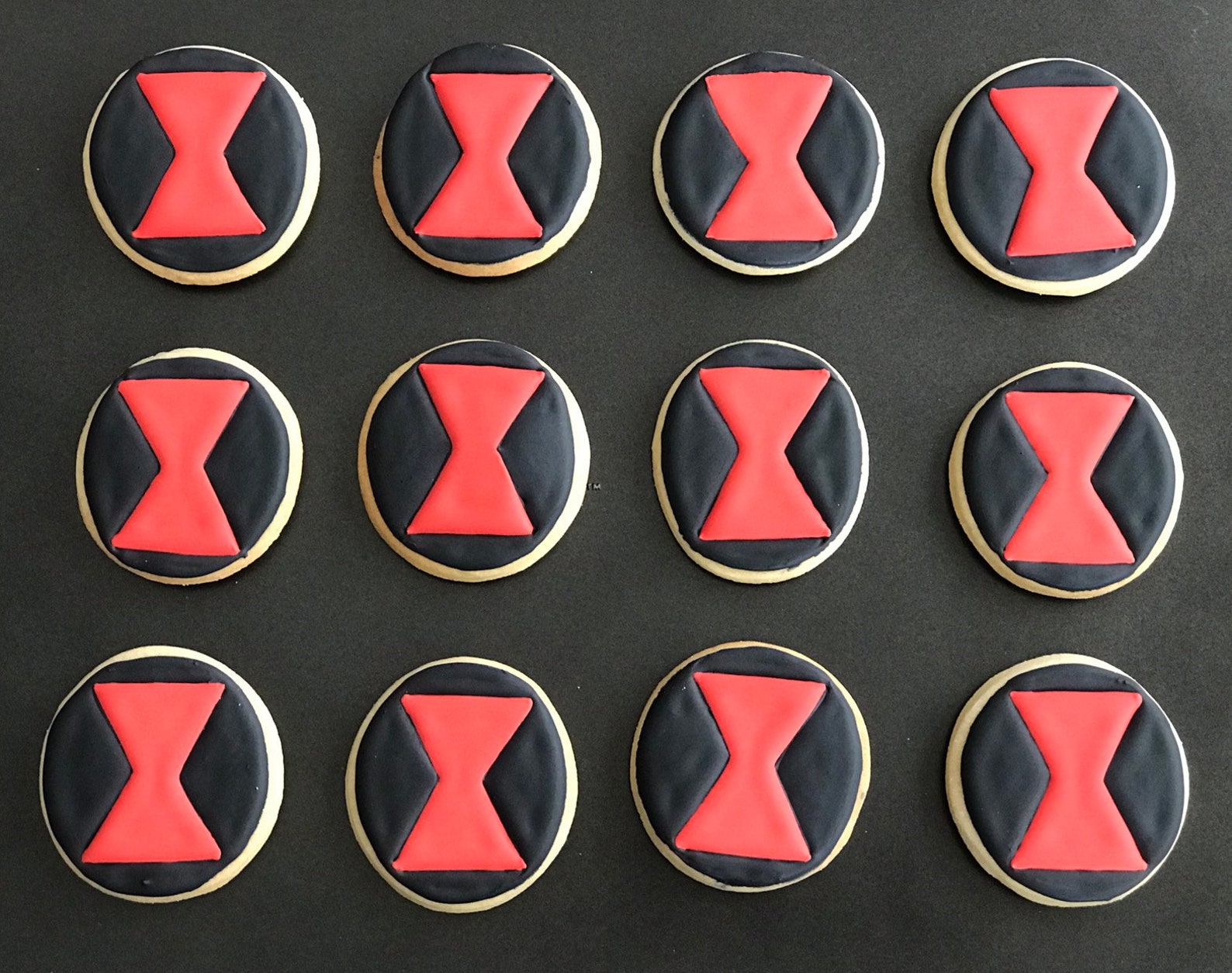 SUPERHERO BATMAN SPIDERMAN x12 inspirado galletas de