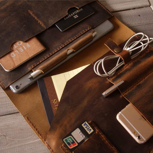 stapel Socialisme Wens Personalized Macbook Pro 16 Case Leather Macbook Pro Sleeve - Etsy