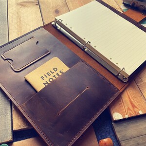 Vintage Brown Refillable Leather Journal Personalized  A4 A5 A6 Large or Small Leather Notebook, Lined Blank Sketchbook Men, Womens Journal