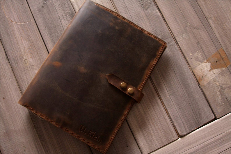 custom leather portfolio