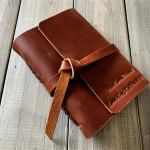 Small Leather Journal, Personalized Leather Notebook, Lined Leather Sketchbook, A5 Writing Journals for Men, Blank Bound Journal for Women
