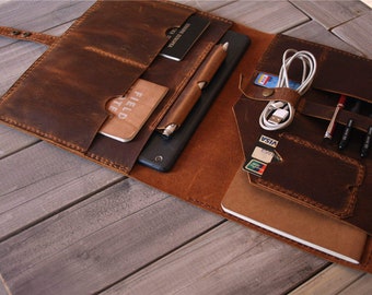 Leather Macbook Sleeve: Personalized Air Pro Neo 13 14 15 16 Inch Cover Case