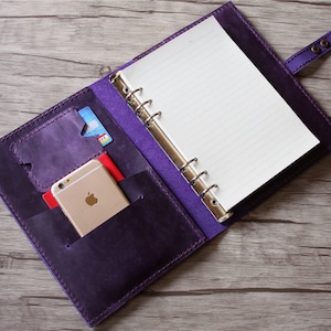 Refillable Leather Journal, Personalized Leather Notebook, Lined Sketchbook, A5 Writing Journals for Men, Blank Bound Journal for Women