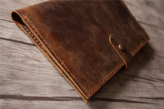 Leather Portfolio, Personalized Leather Organizer, Document Holder for  Women, Leather Folder Folio for Men, A4 Padfolio Pouch Travel Case 