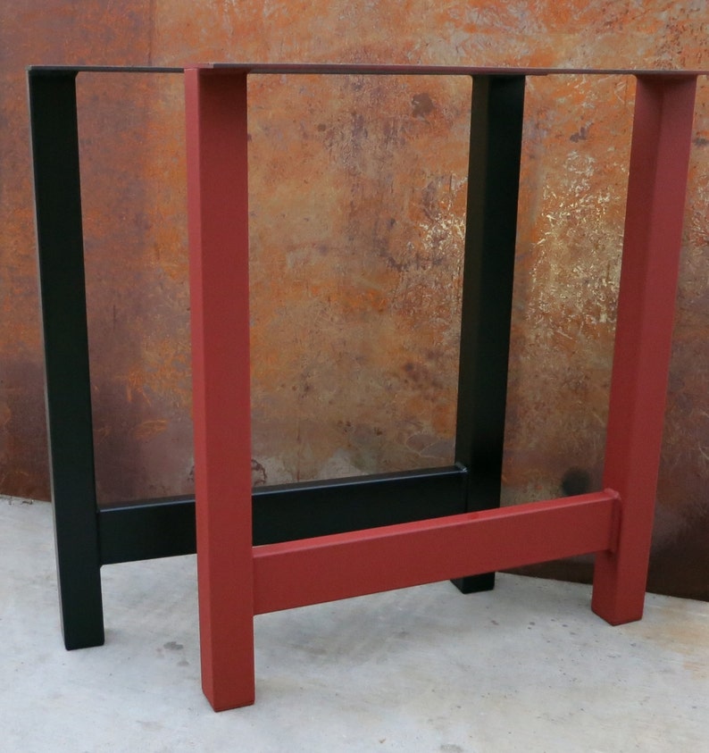 H Shape Metal Table legs Set of 2