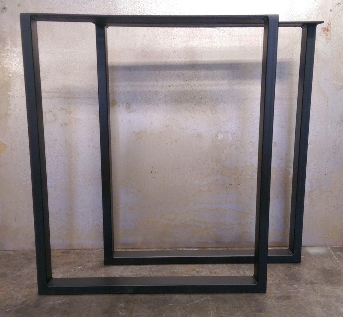 U Shaped Steel Table Legs Etsy