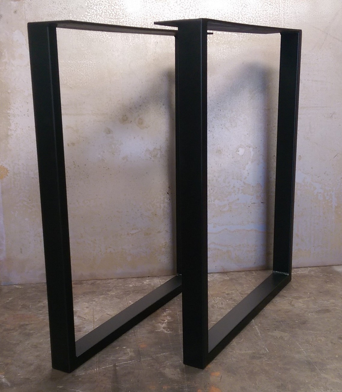 U Shaped Steel Table Legs Etsy