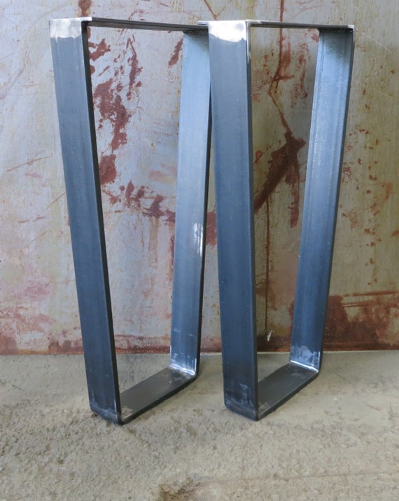 Flat metal discount table legs