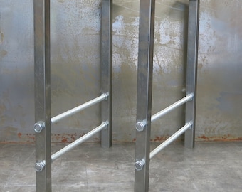 Metal Table Legs- Double Threaded Rod