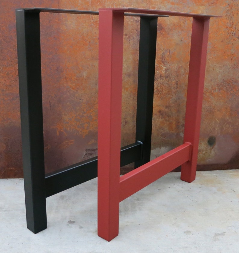 H Shape Metal Table legs Set of 2