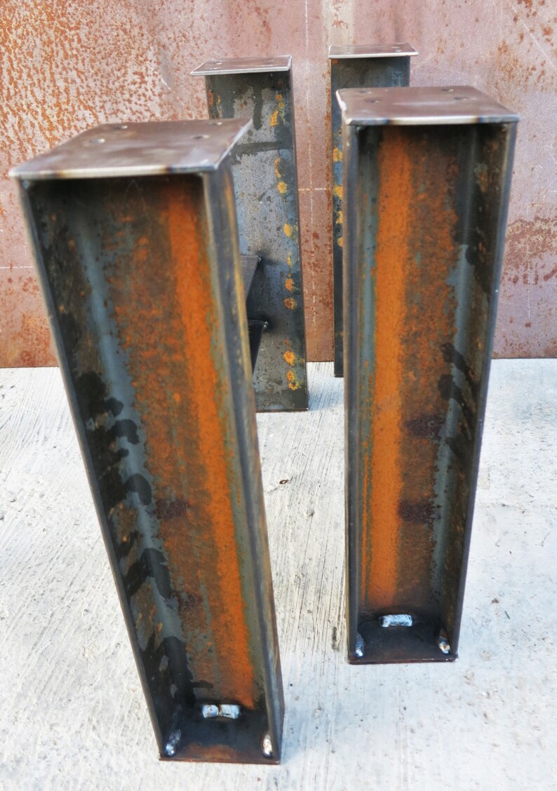 Steel Table Legs set of 2 image 2