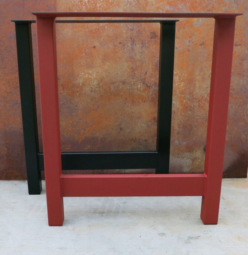 H Shape Metal Table legs Set of 2